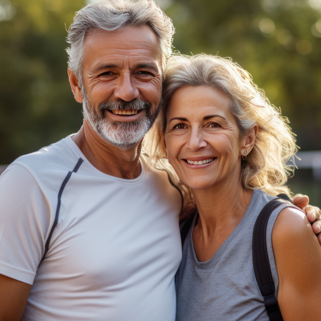 Bio Identical Hormone Pellet Therapy- Handsome Older Couple